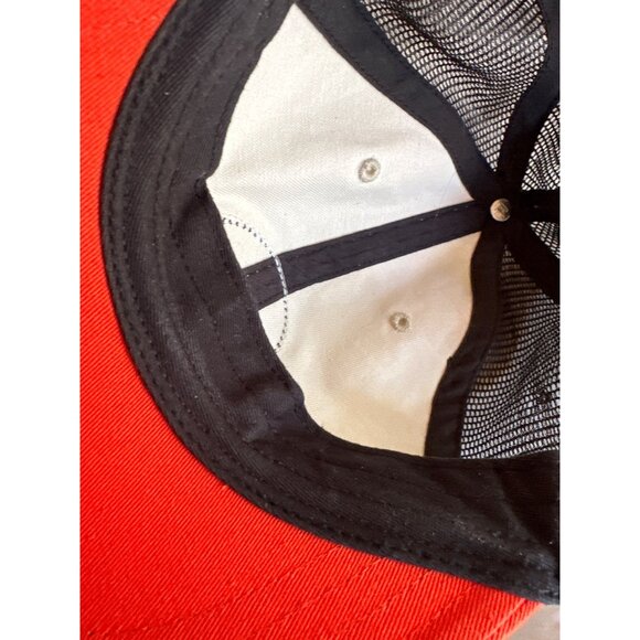 Moon Taxi Orange Black Embroidered Logo Hat Cap Adjustable - Picture 6 of 7